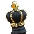 thumbnail image 4 of fastboy Pièces d'Échecs Statue avec Peinture Dorée Résine Cadeau pour Bureau Salon Bureau Forme Cheval Noir Forme Roi Noir, 4 of 5