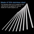 thumbnail image 4 of 4pcs 304 Stainless Steel Round Rods 4mm x 120mm for RC DIY Craft Tool, 4 of 6