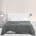 thumbnail image 1 of PiccoCasa Cooling Blanket Viscose from Bamboo Breathable Dark Gray Full, 1 of 6
