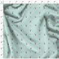 thumbnail image 4 of Soimoi Green Moss Georgette Fabric Stars & Violin Musical Instrument Print Fabric by Yard 42 Inch Wide, 4 of 5