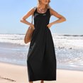 thumbnail image 4 of Gspmoly Robes pour Femmes, Robe d'Été Décontractée Sans Manches Mini pour Femmes, Été Printemps, Col Rond, Débardeur Ample, Robe Courte de Plage, Robes de Soirée pour Femmes jusqu'à 65 % de Rabais, 4 of 9