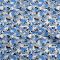 thumbnail image 1 of oneOone Silk Tabby Blue Fabric Abstracts Sewing Material Print Fabric By The Yard 42 Inch Wide, 1 of 5