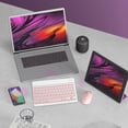 thumbnail image 1 of Bluetooth Keyboard and Mouse Combo Wireless Set, BT 3.0 for PC Tablet Android iOS Rechargeable Portable, Includes Touchpad for Efficient Control, 1 of 5
