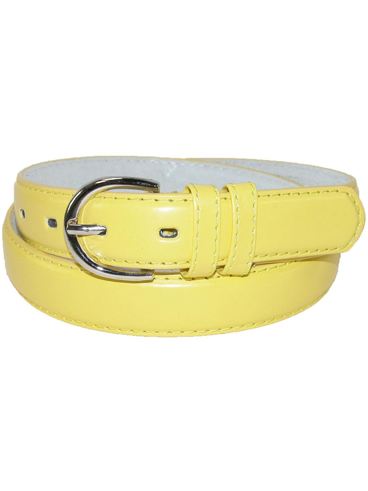 CTM®  Leather 1 1/8 Inch Dress Belt (Women's)