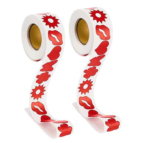 2 Rolls Tanning Stickers Self Adhesive Sunbathing Body Stickers For Tanning