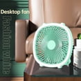thumbnail image 1 of Kcavykas Home, Kitchen, Refrigerator Storage,Charging Desktop Small Fan Dormitory Fan Wall-Mounted Mini Small Ceiling Fan Electric Fan Lights, 1 of 8