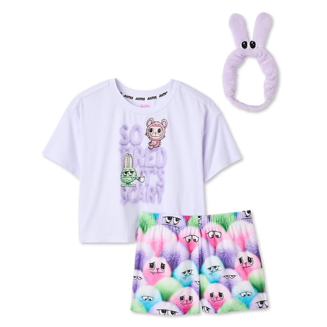 Pyjama 3 pièces Justice pour filles