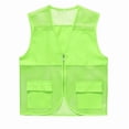 thumbnail image 1 of Dagugfen Mens Vests Mesh Breathable Fishing Multi-pockets Photography Travel Hiking Waistcoat Jacket for Women, 1 of 7