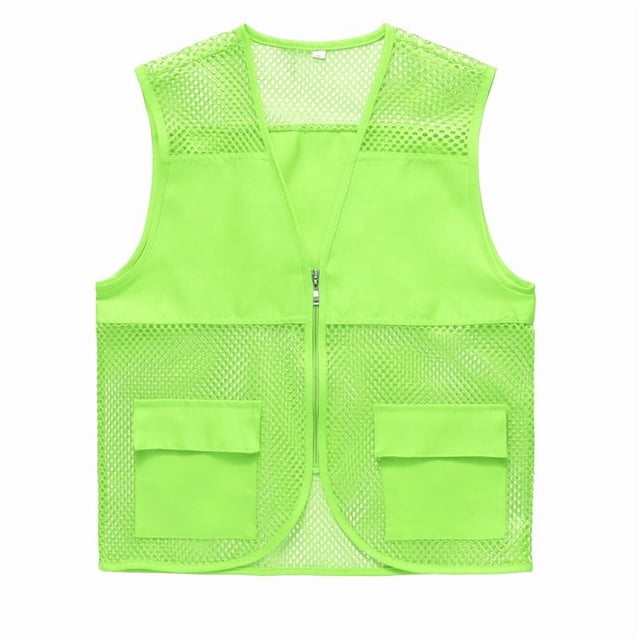 Dagugfen Mens Vests Mesh Breathable Fishing Multi-pockets Photography Travel Hiking Waistcoat Jacket for Women
