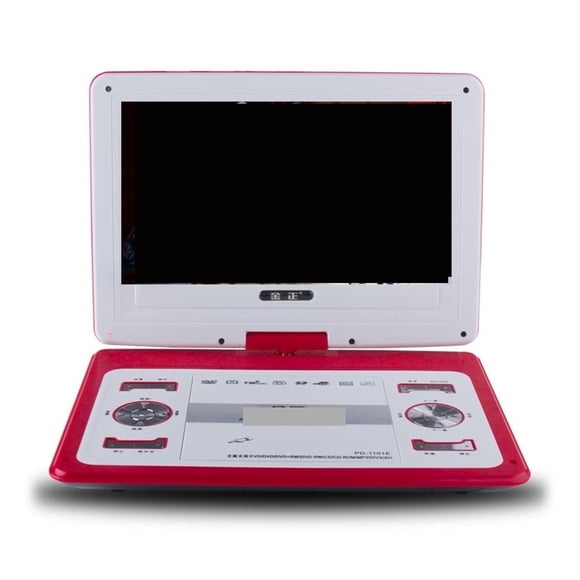 HD Big Screen 14 Inch Video DVD Player Portable Dvd Support Card U Disk Game Move MP3 Speaker Support Digital TV Game Consoles ,Convenient Memory Playback