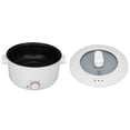 thumbnail image 4 of Multi-Function Cooker, Portable Electric Hot Pot with Non-Stick Surface, Safe Cooking Protection for Dorm, Office, Camping, Travel, 3L, 4 of 5
