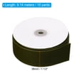 thumbnail image 2 of Unique Bargains 1-1/2' 10 Yard Velvet Ribbon Polyester Single Face Spool Gift Wrap Craft Decoration, Dark Green, 2 of 6