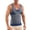 Navy, variant on Men's Workout Tank Tops, Body Shaping Slim Fit Sleeveless Shirt, Moisture Wicking Stretch Active Gym Shirt for Men, Casual Athletic Compression Undershirt