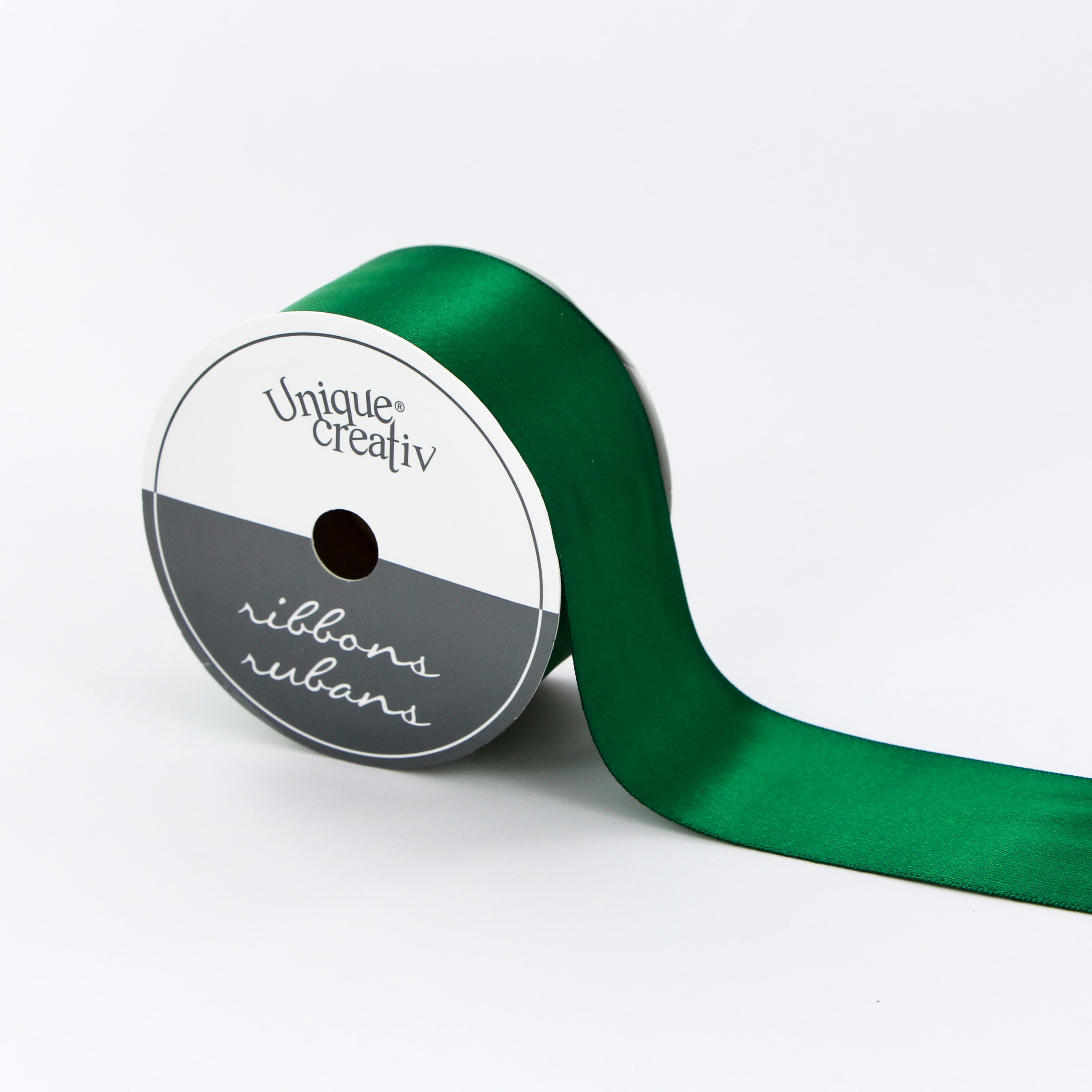 UNIQUE CREATIV Satin Ribbon Forest 38 mm (1.5 in) × 3.65 m (1½ in × 4 yd), 3.66 m (12 ft)