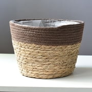 Vaidha Flower Pots Cover Storage Basket Plant Woven Basket Planter Flower Pot Garden