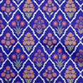 thumbnail image 1 of oneOone Rayon Royal Blue Fabric Asian Floral Craft Projects Decor Fabric Printed By The Yard 56 Inch Wide, 1 of 4