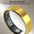 thumbnail image 4 of Smart Ring Fitness Tracker, Smart Health Ring IP68 Water Proof Camera Shutter Remote Gold Thin Lightweight Step Counter  for Cycling for Women Type 6,Type 7,Type 8,Type 9,Type, 4 of 7