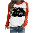 thumbnail image 2 of 2023 Chandail en Molleton Mode pour Femmes 50 % de Réduction Liquidation T-shirt Imprimé Manches Longues Blouse Col Rond Hauts Décontractés Chandail en Molleton, 2 of 5