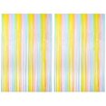 thumbnail image 1 of 2 Pack Rainbow Foil Fringe Curtain Colorful Tinsel Curtains Backdrop for Birthday Party Wedding, 1 of 5