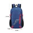 thumbnail image 3 of Petit Sac à Dos de Randonnée pour Femmes Léger Pliable Pliable Voyage Petit Sac à Dos de Randonnée Sac de Jour pour Hommes Femmes Petit Sac à Dos de Voyage pour Femmes Petit Sac à Dos de Randonnée pour Hommes, 3 of 8