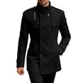 thumbnail image 1 of KIHOUT Men's Hooded Parka with Detachable Fur Trim - Long长度冬季外套with Multiple Pockets for Arctic Conditions, 1 of 7