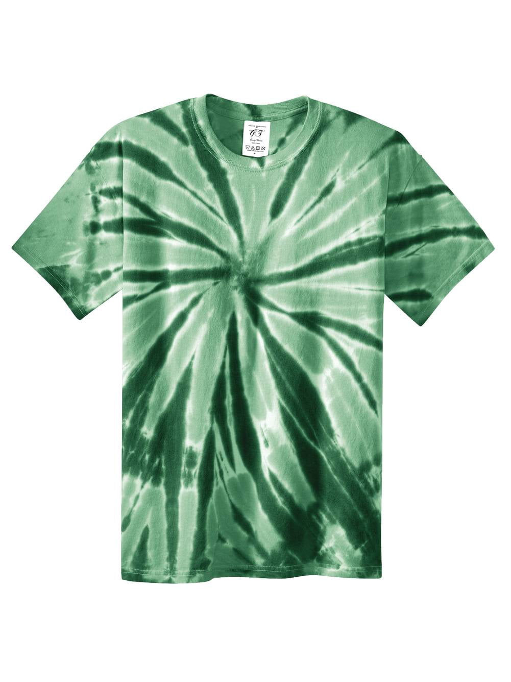Gravity Threads Mens Tie-Dye Short-Sleeve T-Shirt - Forest Green - X-Large