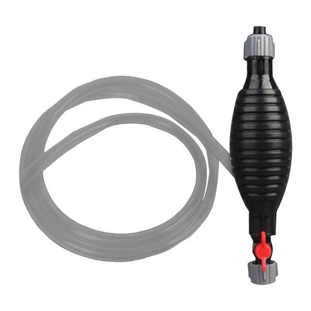 Pompe à Liquide Multifonction, Pompe Manuelle de Transfert de Carburant Tuyau Siphon d'Essence Pompe Siphon Portable pour Essence (2 m)