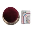 thumbnail image 2 of Vintage Pin Cushion, Soft Elastic Metal Base, Retro Needle Cushion With 50pcs , Reduces Needle Injuries, Ideal Gift For Sewing Quilting, 2 of 8