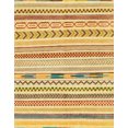 thumbnail image 1 of Ahgly Company Indoor Rectangle Abstract Cinnamon Brown Oriental Area Rugs, 4' x 6', 1 of 6