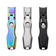 thumbnail image 2 of Dvkptbk nail clippers Antisplash Nail Clippers Set-stainless Steel File + Portable Iron Case Nail Tools, 2 of 9
