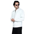 thumbnail image 1 of Veste en Cuir Blanche pour Homme, 1 of 8