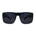thumbnail image 3 of Mens OG Flat Top Rectangle Gangster Mob Shade Sunglasses Matte Black, 3 of 4