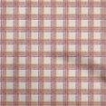 thumbnail image 1 of oneOone Viscose Jersey Orange Fabric Check Craft Projects Decor Fabric Printed By The Yard 60 Inch Wide, 1 of 4