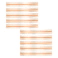 thumbnail image 3 of Binding Spines, Manual Bound 30 Holes Aging Resistant Binding Coils  For Office Orange, 3 of 8