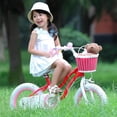 thumbnail image 3 of RoyalBaby Stargirl Vélo d'Extérieur pour Enfants 16 Pouces avec Roues Stabilisatrices, Rose, 3 of 9
