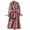 Pink, variant on uublik Trench Coat for Women Long Pea Coats Open Front Lapel Jackets Casual Belted Trench Coat Overcoats with Pockets Coffee