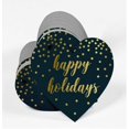 thumbnail image 3 of Inkdotpot 50 Pack Real Gold Foil Paper Tag Happy Holiday Favor Hang Tag, 3 of 6