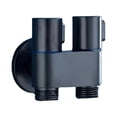 thumbnail image 1 of Robinet de Salle de Bain Noir Mat, Ensemble de Robinet de Douche 1-Entrée-2-Sorties à Double Commande, Mini Douche à Double Commande 2023 la Plus Récente, Boyau Extra Long, Trousse de Robinet de Salle de Bain à Haute Pression pour Bidet et Douche, 1 of 1