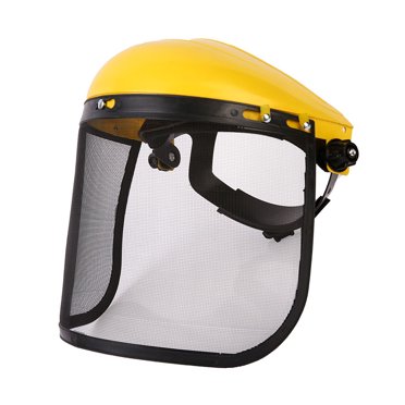 Masque Facial en Maille, Casque de Tronçonneuse Absorbant la Sueur pour Jardinage