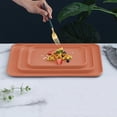 thumbnail image 3 of SDNall Rectangular Serving Trays, Set of 3 Nesting Household Platters for Small Plates, Large Cups, and Snacks, Durable and Easy To Clean, 3 of 6