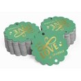 thumbnail image 2 of Inkdotpot Let Love Sparkle Wedding Bottle Tag Real Gold Foil Favor Hang Tags 100 Pack, 2 of 6