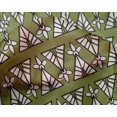 thumbnail image 4 of oneOone Silk Tabby Fabric Floral & Triangle Block Print Fabric By Yard 42 Inch Wide, 4 of 4