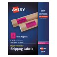 thumbnail image 1 of Avery-Dennison 5974 Neon Shipping Label- Magenta, 1 of 1