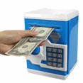 thumbnail image 1 of Great Gift Toy for Kids Code Electronic Piggy Banks Mini ATM Electronic Save Money Coin Bank Box for Children Password Lock case, 1 of 7