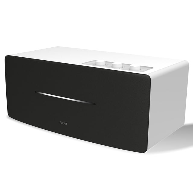 Edifier D12 Haut-Parleur Stéréo Bluetooth de Table et de Bureau - Boîtier Blanc