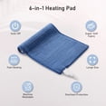 thumbnail image 4 of Heating Pad, Large Size 12''x24'' with 4 Heat Settings, Auto Shut-off - Blue, 4 of 11