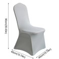 thumbnail image 3 of Housse de Chaise Tout Inclus en Polyester Spandex Élastique pour Mariages Banquets et Fêtes, 3 of 3