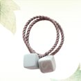 thumbnail image 3 of Corde à Cheveux Mode Mignonne Carrée Déco Bande d'Élastique pour Queue de Cheval Accessoires pour Cheveux pour Femmes, 3 of 10