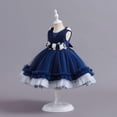 thumbnail image 4 of Robes pour Filles Robes Habillées pour Filles Robe Bleue pour Filles Robes d'Anniversaire pour Filles Tenue pour la Journée des Enfants pour Filles Mode pour Filles, 4 of 5