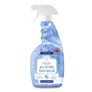 Natura Solutions, All-In-One Disinfectant Spray, Cleans, Disinfects & Deodorizes, Eucalyptus Essential Oil, 680 ml